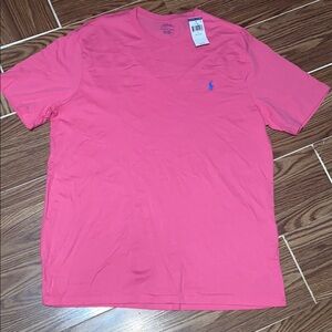 Polo by Ralph Lauren Men's Pink T-Shirt